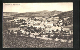 AK Rosenthal Im Böhmerwald, Ortsansicht Mit Kirche  - Tschechische Republik