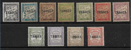 Maroc, 1918 Taxe 35/45* Cote 88€ - Timbres-taxe