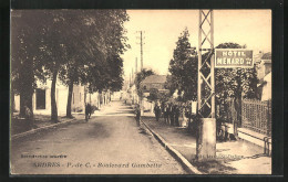 CPA Ardres, Boulevard Gambetta, Hotel Ménard  - Ardres