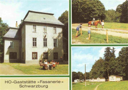 73971497 Schwarzburg_Rudolstadt_Thueringen HO Gaststaette Fasanerie Pferdekoppel - Sonstige & Ohne Zuordnung