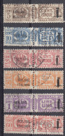 ITALIA, REPUBBLICA SOCIALE - 1944 - Lotto Di 6 Francobolli Usati Per Pacchi: Unificato 36/38 E 40/42. - Postal Parcels