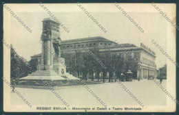Reggio Emilia Città Teatro PIEGA ABRASA Cartolina ZT2881 - Reggio Nell'Emilia