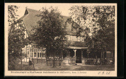 AK Gifhorn, Restaurant U. Kurhaus Heidesee J. Seffer  - Gifhorn