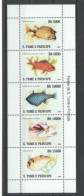 St Tome E Principe - 2008 - Fishes - Yv 2436/40 - Fishes