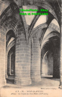 R383494 J. P. 51. Mont St. Michel. Abbaye. La Crypte Des Gros Piliers. XVe Siecl - World