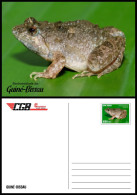 GUINEA BISSAU 2024 STATIONERY CARD - FROG FROGS GRENOUILLES - BIODIVERSITY - WILDLIFE WORLD DAY - Frösche