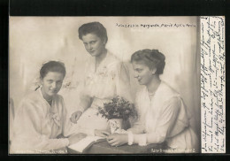 AK Prinzessin Margarete, Marie Alix Und Anna Von Sachsen  - Familles Royales