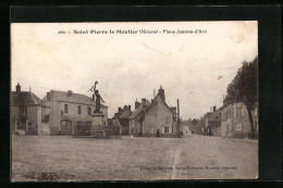 CPA Saint-Pierre-le-Moutier, Place Jeanne-d`Arc  - Saint Pierre Le Moutier