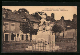 CPA Saint-Amand-en-Puisaye, Le Monument Aux Morts De La Grande Guerre  - Saint-Amand-en-Puisaye
