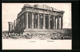 AK Athenes, Partenon  - Autres & Non Classés