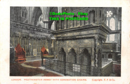 R388028 London. Westminster Abbey With Coronation Chairs. F. F. And Co - Autres & Non Classés