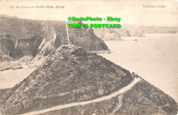 R388071 Jersey. On The Coast At Devil Hole. Valentines Series. 1905 - Monde