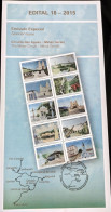 Brochure Brazil Edital 2015 18 Water Circuit Minas Gerais Without Stamp - Storia Postale