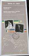 Brochure Brazil Edital 2015 23 Diplomatic Relations Brazil Romania Art Without Stamp - Cartas & Documentos