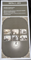 Brochure Brazil Edital 2015 08 Marechal Rondon Communication Without Stamp - Cartas & Documentos