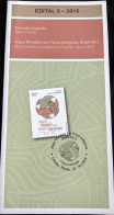 Brochure Brazil Edital 2015 05 World Games Of Indigenous Peoples Indio Without Stamp - Brieven En Documenten