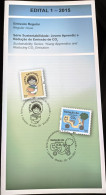 Brochure Brazil Edital 2015 01 Young Apprentice Reducing CO2 Emissions Without Stamp - Storia Postale