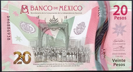 MEXICO $20 ! SERIES DH NEW 7-FEBR-2023 DATE ! Irene Esp. Sign. INDEPENDENCE POLYMER NOTE Read Descr. For Notes - Mexico