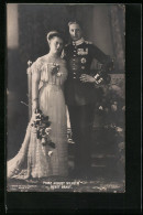 AK Prinz August Wilhelm Von Preussen Nebst Braut  - Familles Royales