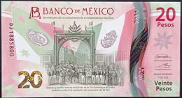 MEXICO $20 ! SERIES DJ NEW 7-FEBR-2023 DATE ! Irene Esp. Sign. INDEPENDENCE POLYMER NOTE Read Descr. For Notes - Messico