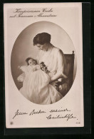 AK Kronprinzessin Cecilie Mit Prinzessin Alexandrine Als Täufling  - Royal Families