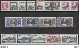 1933 Vaticano Giardini E Medaglioni 18v. Bc MNH N. 19/34+E - Sonstige & Ohne Zuordnung