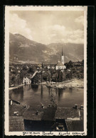 AK Buchs, Blick Auf Kirche Und Berge  - Buchs