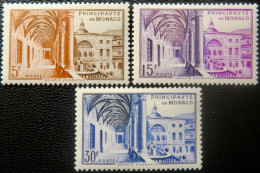 R2253/658 - MONACO - 1952 - Musée Postal - SERIE COMPLETE - N°383 à 384 NEUFS* - Neufs