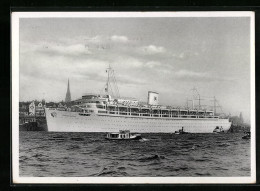 AK KdF-Passagierschiff Wilhelm Gustloff Im Hamburger Hafen  - Paquebots