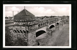 AK Minden, Mittellandkanal-Überführung über Die Weser  - Minden