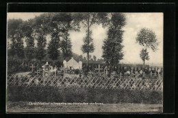 AK Fresnes Les Montauben, Blick Auf Den Ehrenfriedhof  - War 1914-18