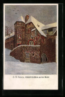 Künstler-AK Hans Rudolf Schulze: Schloss Heilstein An Der Mosel Im Winter  - Schulze, Hans Rudolf