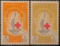 R2253/673 - NOUVELLES HEBRIDES - 1963 - Croix Rouge - N°199 à 200 NEUFS* - Neufs