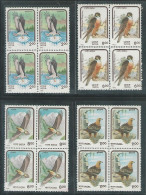 INDIA 1992 BIRDS OF PREY BLOCK OF 4 COMPLETE SET  MNH - Aigles & Rapaces Diurnes