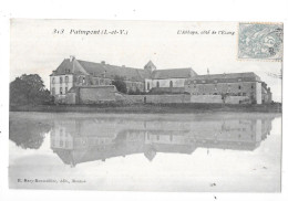 PAIMPONT - 35 - L'Abbaye Coté De L'Etang  - TOUL 6 - - Paimpont