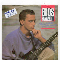 * Vinyle  45T - Eros Ramazzotti -  Ma Che Bello Questo Amor  - Ok Ci Sto - Andere - Italiaans