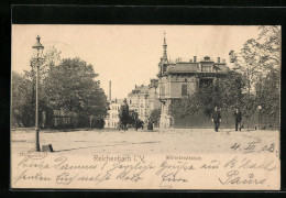 AK Reichenbach I. V., Wilhelmstrasse Mit Passanten  - Reichenbach I. Vogtl.