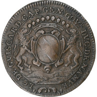 Flandre Française, Jeton, Louis Comte De Guiscard, États De Namur, 1692, Cuivre - Other & Unclassified