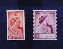 St. Vincent, 1948, 136 - 137, Postfrisch - St.Vincent (1979-...)