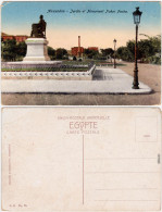 Alexandrien الإسكندرية‎, Al-Iskandariyya Jardin Et Monument Nubar Pacha 1914  - Alexandrie