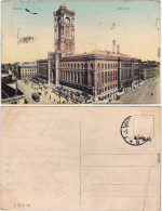 Ansichtskarte Mitte Berlin Straßenszene Am Roten Rathaus 1913 - Mitte