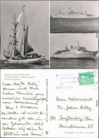 Segelschulschiff Wilhelm Pieck, MS Völkerfreundschaft, Fährschiff Saßnitz 1984 - Transbordadores