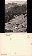 Baad (Kleinwalsertal) Blick Auf Die Berge Mit Alpine Häuser Im Vordergrund 1953 - Autres & Non Classés