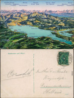 Ansichtskarte  Landkarten-Ansichtskarte - Bodensee 1922 - Autres & Non Classés