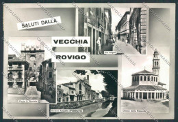 Rovigo Città Saluti Da Foto FG Cartolina ZF1457 - Rovigo