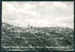 Potenza Brindisi Montagna PIEGHE Foto FG Cartolina ZKM7548 - Potenza