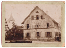 Fotografie Unbekannter Fotograf, Ansicht Marschalkenzimmern, Blick Auf Das Pfarrhaus Mit Friedhofskirche  - Lieux