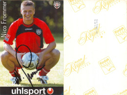 Autogramm Foto-AK Nico Frommer SSV Reutlingen 05 SSV Ulm 1846 Borussia Mönchengladbach VfB Stuttgart Heidenheim Fußball - Authographs