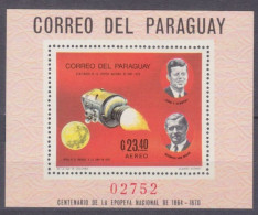 1969 Paraguay 1948/B125 John F. Kennedy / Apollo 11 22,00 € - Sud America