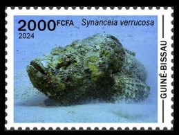 GUINEA BISSAU 2024 STAMP 1V - POISONOUS TOXIC VENOMOUS - FISH POISSONS POISSON - MNH - Vissen